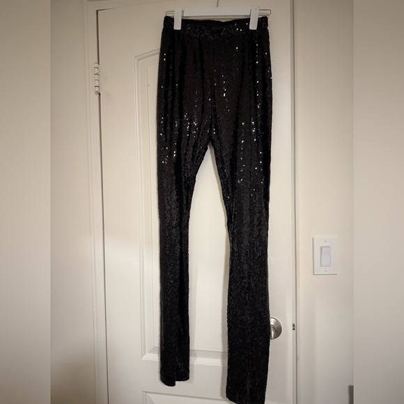 WAYF small Black sequin pants - Picture 8 of 8